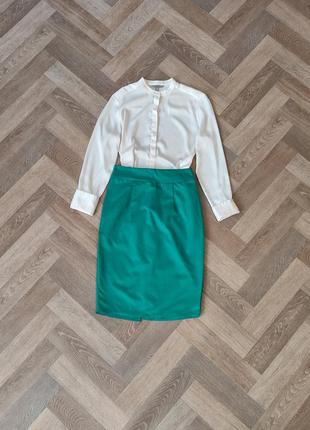 Зеленая юбка1 фото