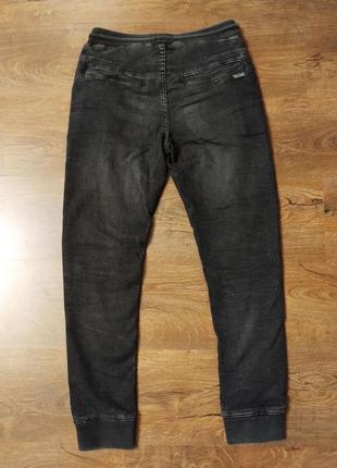 Джинсовые джоггеры, штаны сropp w28 l30, размер xs3 фото