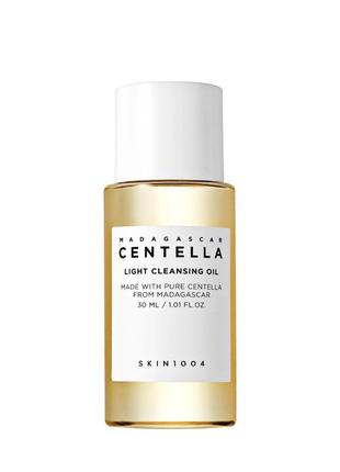 Гидрофильное масло с экстрактом центеллы азиатской skin1004 madagascar centella light cleansing oil, 30 мл