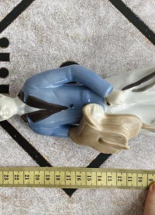Жокей порцелянова статуетка 26 см фарфор4 фото