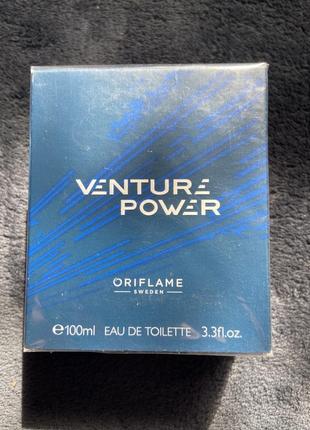 Туалетна вода venture power oriflame