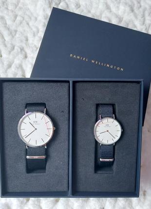 Набір годинників daniel wellington original dw00500900 парні1 фото