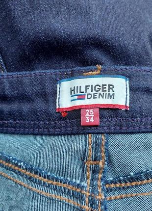 Женские темно - синие, прямой посадки, джинсы tommy hilfiger sandy (25/34)9 фото