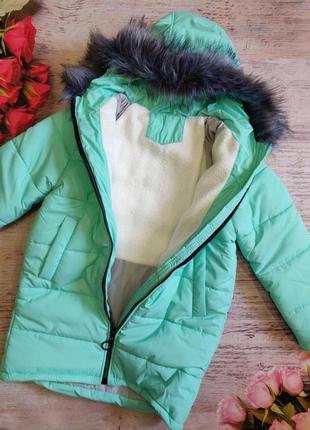 Тепла  куртка- пальто зима2 фото