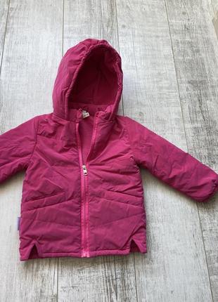 Курточка для дівчинки на флісі, демісезонна, водовідштовхуюча
