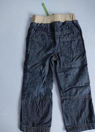 Джинсы, штаны на трикотажной подкладке подкладке утепленные утепленные р. 104-110 cherokee2 фото