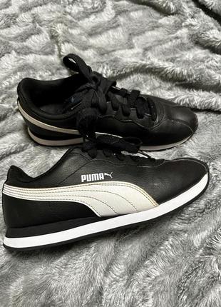 Кроссовки кеды puma черные р.36 оригинал2 фото