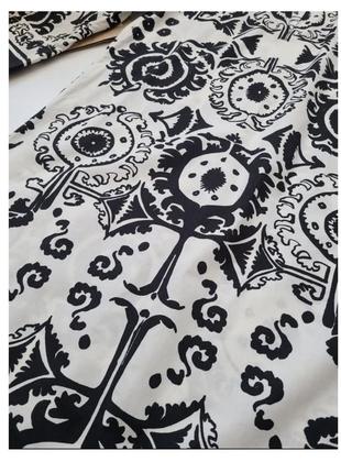 Zara платье 100% хлопок длинное натуральное черно белое aztec заднее платье качественная макси миди с длинным рукавом бохо этно стиль6 фото