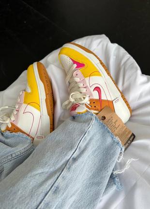 Кроссовки nike sb dunk low disrupt 2 “sunrise”7 фото