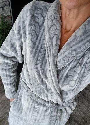 Теплий халат,довжина 98см
