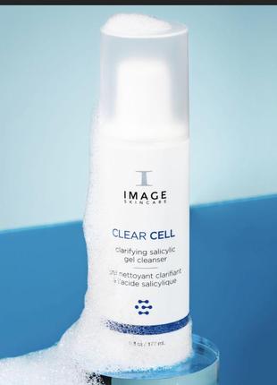 Image skincare clear cell clarifying salicylic gel cleanser1 фото