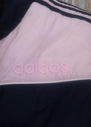 Двусторонняя женская дутая теплая жилетка adidas оригинал. с-м, 44-46. есть нюанс5 фото