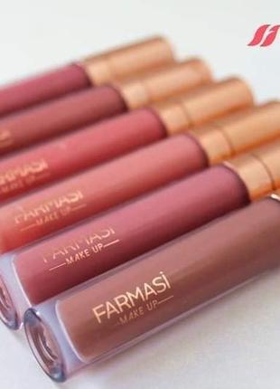 Блиск для губ нюдовий nude lip gloss farmasi2 фото