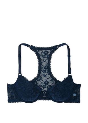 Victoria's secret sexy tee posey lace lightly lined racerback demi bra1 фото