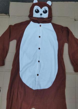 S/m флисовый комбинезон кигуруми пижама домашняя одежда3 фото