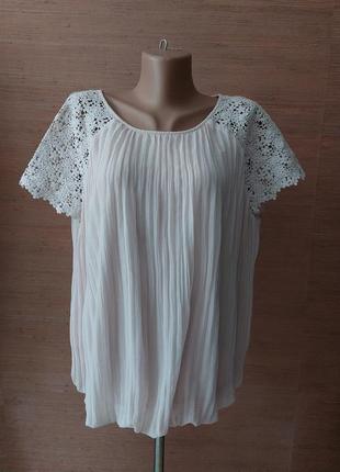 🌺💚🌸 симпатична блузка гофре на підкладці