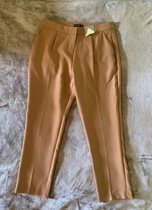 Брюки чиносы f&f светло-коричневые размер 14/ xl