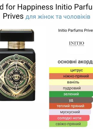 Парфумована вода 🍃oud for happiness🍃 initio parfums prives2 фото