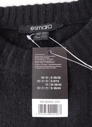 Esmara. комбинированное вязаное платье свитер, теплое платье5 фото