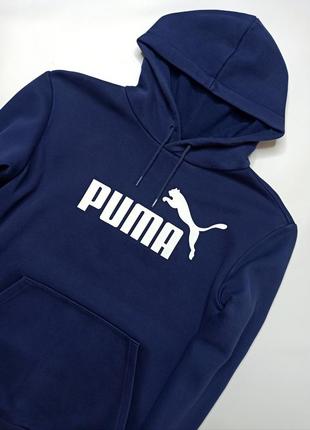 Худи толстовка кофта с капюшоном puma сине-сиреневая размер - м5 фото