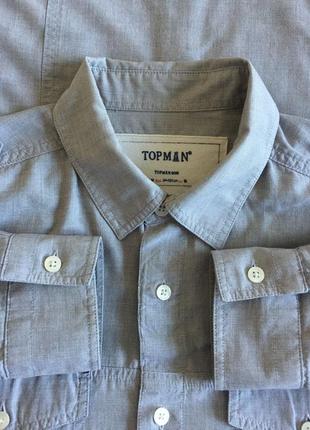 Класна чоловіча сорочка бавовна якісна від topman