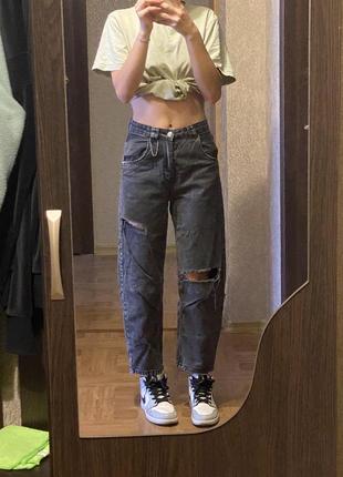 Джинсы черные