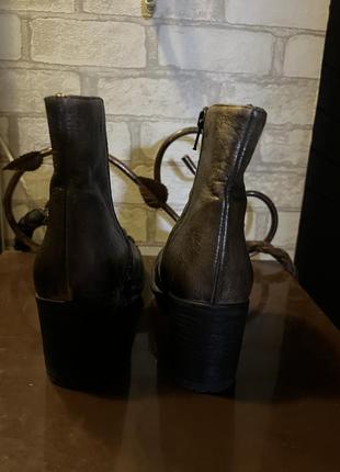 Кожаные демисезонные ботинки от gidigio- италия, оригинал5 фото