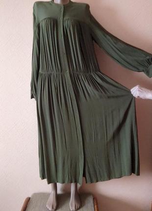 Стильное платье миди от h&amp;m.3 фото