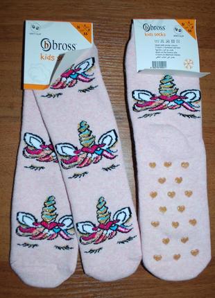 3 пари теплі махрові шкарпетки 1-3, 3-5, 5-7, 9-11 бросс bross єдиноріг3 фото