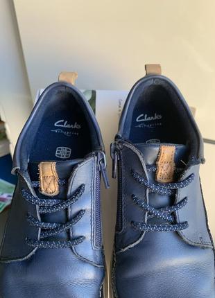 Шкіряні туфлі clark’s, 33-34 розмір2 фото