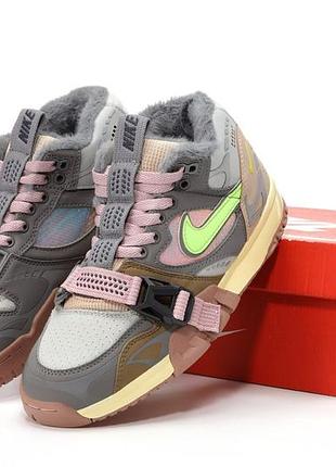 Кроссовки gold nike high tops women fashion sneakers shoes
