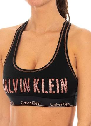 S / елітний бавовняний спортивний бюстгальтер топ топік бралетт calvin klein