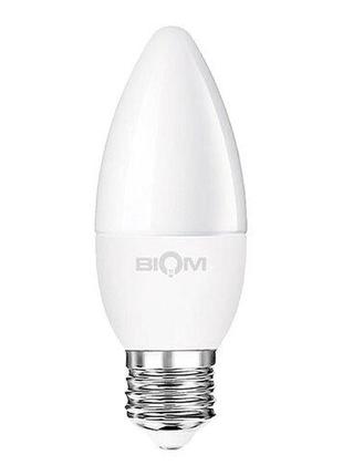 Светодиодная лампа biom bt-588 c37 9w e27 4500к матовая