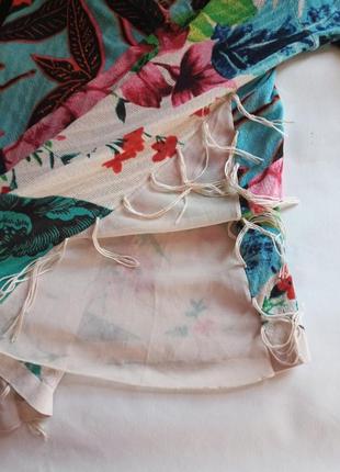 Кофта блуза блузка лонгслив свитшот кардиган цветы свободная8 фото