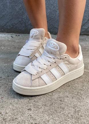 Adidas campus бежевий колір