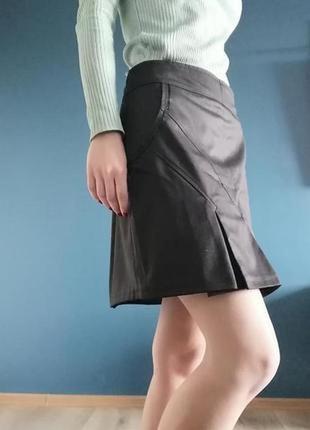 Прямая базовая юбка. короткая классическая юбка м-л(48) туречки.6 фото