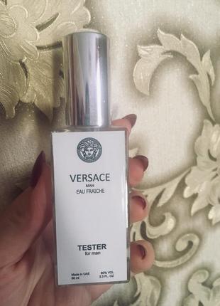 Тестер мужской парфюм versace men eau fraiche {версаче мен фреш} 60 мл2 фото