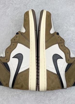 Nike jordan 1 travis scott5 фото