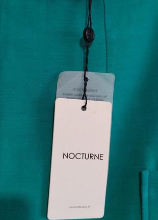 Nocturne юбка миди с розрезом бирюза2 фото