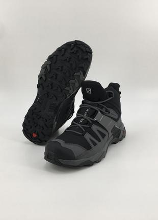 Мужские кожаные ботинки берцы salomon x ultra 4 mid gtx gore-tex 43 1/3