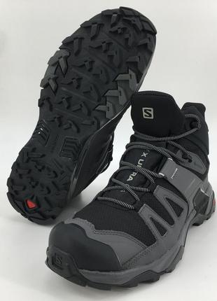 Мужские кожаные ботинки берцы salomon x ultra 4 mid gtx gore-tex 43 1/32 фото