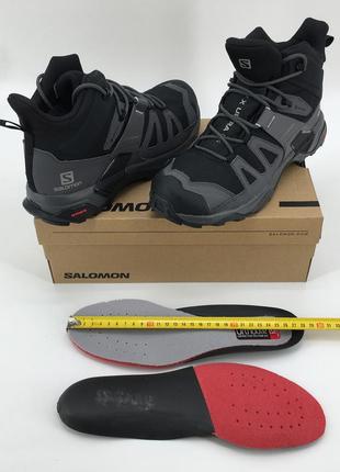 Мужские кожаные ботинки берцы salomon x ultra 4 mid gtx gore-tex 43 1/33 фото