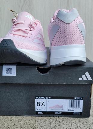 Ніжні рожеві кросівки сітка adidas duramo 40-40,52 фото