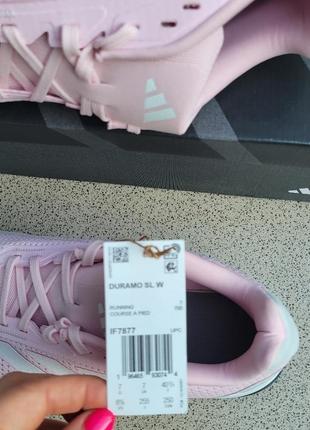 Ніжні рожеві кросівки сітка adidas duramo 40-40,56 фото