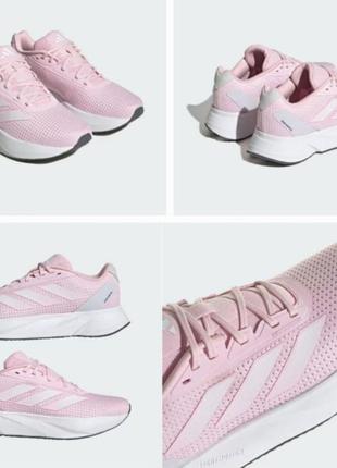 Ніжні рожеві кросівки сітка adidas duramo 40-40,510 фото