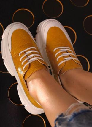 Женские туфли броги полуботинки на платформе.2 фото