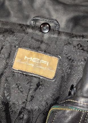 Кожаная женская куртка mefi3 фото