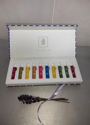 Набор для мужчин подарочный  из 10 мини ароматов 10x1,2 мл  lambre