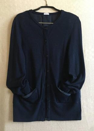 Комбінований трикотаж+шовк кардиган