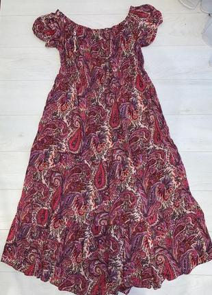 Длинное платье платье в цветочный принт studio 20 xxl-3xl